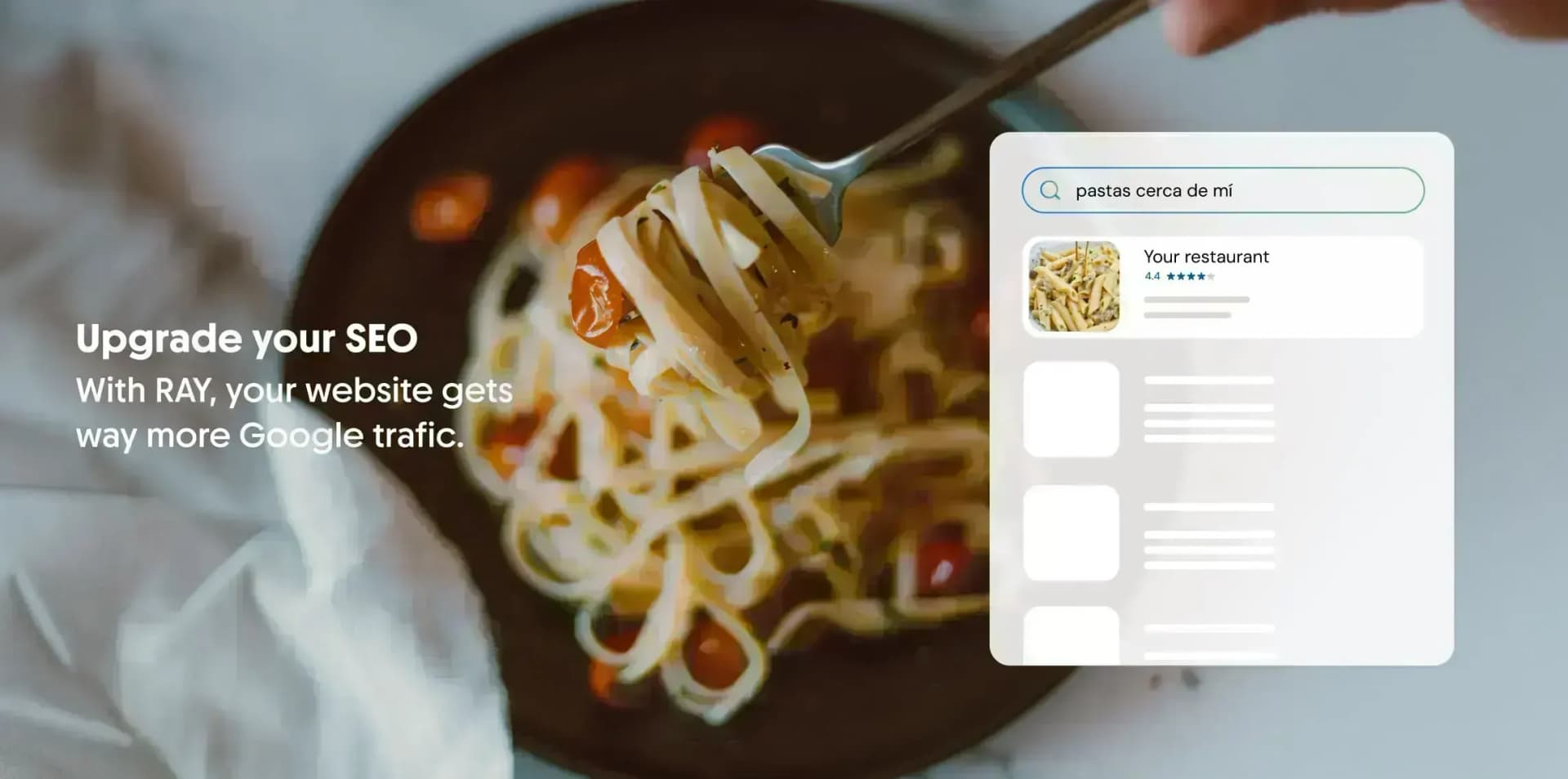 SEO optimized website with better Google rankings