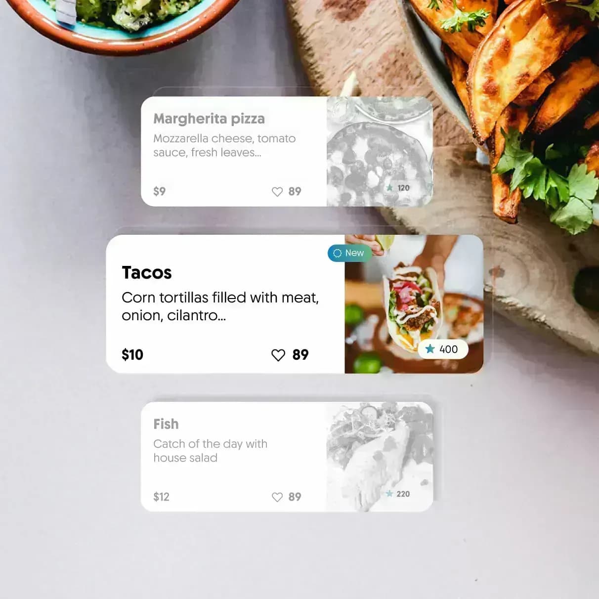 Local search interface showing AI optimizations