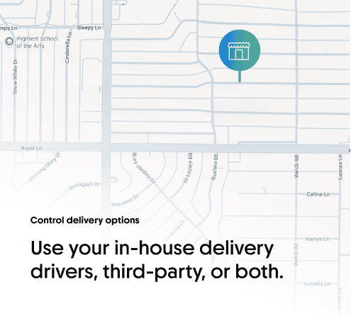 Control delivery options
